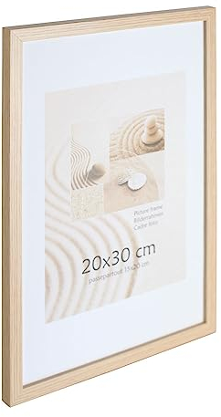 Holz Bilderrahmen Plexi Foto Rahmen Collage Wanddeko Poster S111: Farbe: Eiche | Format: 30x40