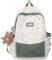 2025 Cute Preppy Bag Floral Printed Kawaii Backpack Cottagecore Aesthetic Backpack Laptop Daypack, Sage Green, Daypack Backpacks