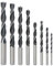 Pxyelec 8PCS Brad Point Drill Bits 3-10mm Spiral Twist Wood Drill Bits Set For Soft, Hard, Veneered And Laminated Wood