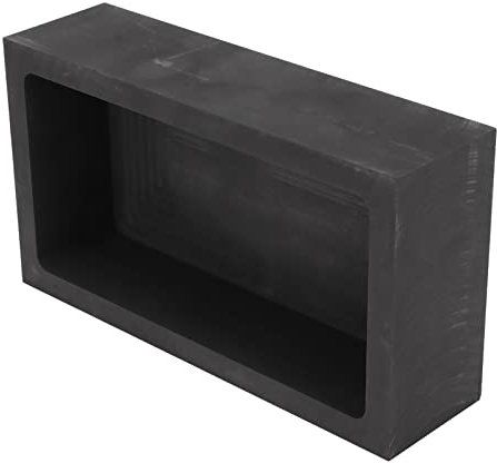 CUTULAMO Graphit-Barrenform, 20,9 lb Alchemy-Kapazität Hochreiner Schmelzprofi für Gold für Messing