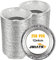 JMIATRY Lot de 250 moules à tarte ronds jetables en aluminium de 12 cm pour petits gâteaux, tartes à confiture et gâteaux
