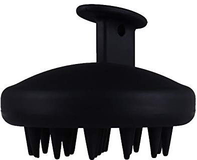Eowppue Kopfhaut Massagebürste Silikon Scalp Massager Kopfmassage Bürste Für Peeling Und Stimulieren Das Haarwachstum Reduziert Schuppen Premium Kopfmassage Bürste（Schwarz）