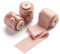AOKSUNOVA 3,8 cm nastro oro rosa nastro di raso nastro regalo largo matrimonio tessuto nastro nastro regalo