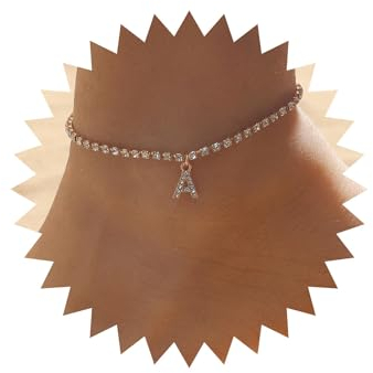 Wendalern Initiale Fußkettchen Gold Kristall Kette Tennis Fußkettchen Cz Buchstabe A Fußkettchen Hip Hop Diamant A Alphabet Fußkettchen Strand Hochzeit Fußschmuck Für Frauen Mädchen