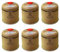 KARAN KING 6 x 500g Butane Gas Cartridge for Camping Stoves and Burners | Portable Camping Equipment, Outdoor Cooking, Butane/Propane, Burner Fuel | Extra Value