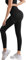 Lishang Sport Leggings Damen High Waist Blickdicht Scrunch Butt Leggings Push Up Booty Sporthose Seamless für Gym Yoga Fitness