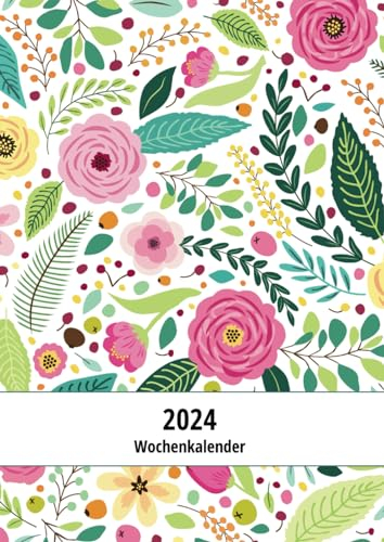 2024 Wochenkalender: Attraktiver Buchkalender 2024 Wochenplaner | Jan. 2024 – Dez. 2024 | Perfekte Größe – A4 | Bleiben Sie organisiert und produktiv im Jahr 2024!