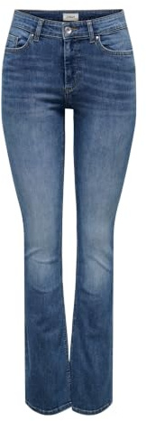 ONLY Female Flared fit Jeans ONLBLUSH Mittlere Taille Flared Jeans | Flared fit jeans