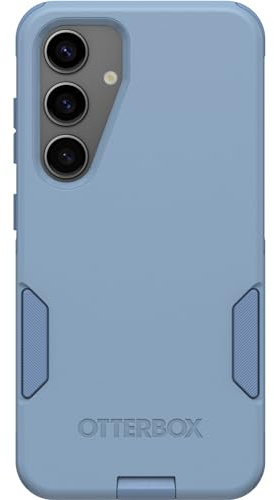 OtterBox Schutzhülle für Samsung Galaxy S24 Commuter Series – Crisp Denim (Blau), schlank und robust, taschenfreundlich, mit Portschutz