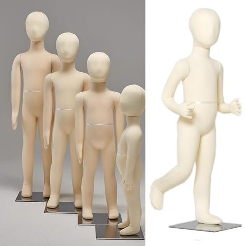 Kleiderpuppe Schneiderpuppe Kinder Schaufensterpuppe Ganzkörper 1 2 3 4 5 6 7 8 9 10 11 12 13 14 Jährige, Schneiderpuppen Zum Nähen Mit Edelstahlbasis, Große Puppe Zur Kleiderpräsentation ( Size : 10
