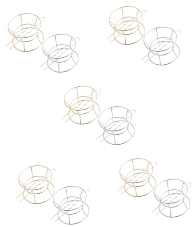 Beavorty Staffe Metalliche 10 Pezzi Forcina per in metallo supporto in metallo accessori per per bambini molletta porta chignon clip per gabbia Vintage ▾ panino copricapo tornante Mancare