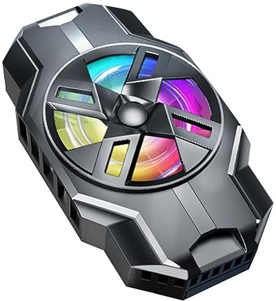 Yardenfun Handy Kühlventilator Für Smartphones Tragbarer Led Handy-kühler Mit Universeller Klemme Schnelle Kühlung Sekunden Wiederaufladbarer Semiconductor Kühlgerät Für Gaming Und