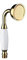 KINGBATH™ Traditional Hand Shower Head Bath Shower Handset Bathroom Shower Head Handset Handheld Brushed Brass Gold