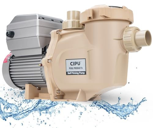 CIPU 1.5HP 230V High Performance Variable Speed Pool Pump for In-Ground Pools, All Weather Water Cleaning Filter Pump System, Certified