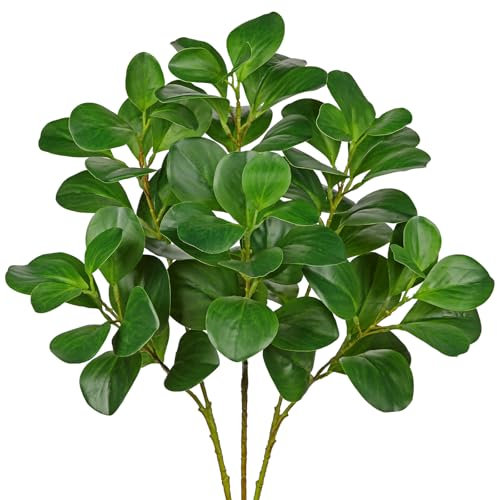 Arborus 3 STK Künstliche Ficus Zweige 72CM - Kunstzweige für Vase, Äste und Deko - Kunstpflanzen aus Plastik für Wohnzimmer und Schlafzimmer