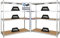 PROREGAL Mega Deal 2X Schwerlastregal Taurus XL mit TÜV/GS Zertifizierung180x160x60cm mit Fachlast 250kg Verzinkt Kellerregal, Steckregal, Garagenregal, Lagerregal