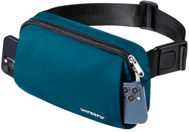 Waterfly Sac Banane Homme Femme: Sac Banane Élégant Mode Sportive Unisexe Petite Sac de Poitrine à Bandoulière pour Randonnée Cyclisme Balade Ville Vacances