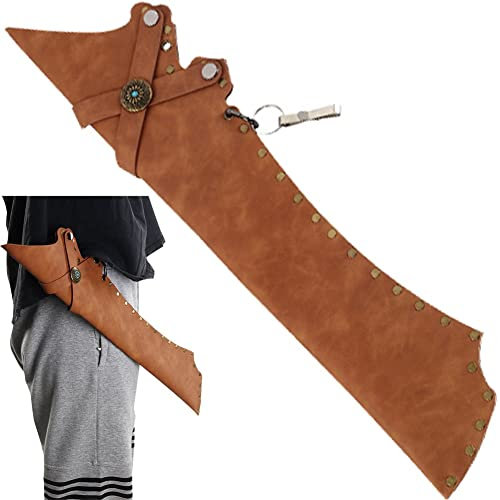 Zghhc Bogenschießen Leder Pfeil Köcher Für Lh/rh Halten Pfeile Schnalle Einstellen Köcher Neigung Pfeil Fall Pfeile Schießen Tragen Tasche