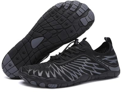 Barefoot Shoes for Women Men with Wide Toe Box, Healthy & Non-Slip Breathable Barefoot Water Shoes Beach Pool Aqua Swim Surf Hiking Walking Shoes