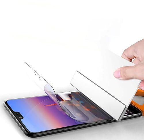 British Modules Shatterproof Hybrid Glass & Plastic Fusion Screen Protector Compatible with Apple iPhone 8 Plus Self Healing Self Adhering Film Cover Glass Shield [Bubble Free] [Scratch Resistant]