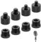 8 Stück Mikrofonständer Adapter,Gewindeadapter Adapter 5/8 auf 3/8 & 5/8 auf 1/4,Stativ Schraube Adapter,Mic Stand Adapter,Mikrofon Gewinde Adapter,Adapter Für Kamera,Lautsprecher,Kamerastative