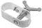 BESPORTBLE Drahtspanner Für Gewächshäuser Ring Ratsche Leistung Schlingendraht Schließen Kabel Drahtzieher Riemen Bungee Seilspanner Zaundrahtspanner Mini-Winde Schnurklemme A3 Stahl Silver