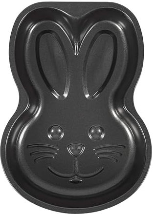 Gießformen Silikon Hund Hasenform Kuchenform Hasenkuchenform Kaninchenform Kuchen zum Backform Schwarz Silikon Backform Kastenform Faltbar (Black, One Size)