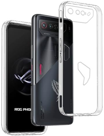 Funda Carcasa Gel Transparente para ASUS ROG Phone 7, Ultra Fina 0,33mm, Silicona TPU de Alta Resistencia y Flexibilidad