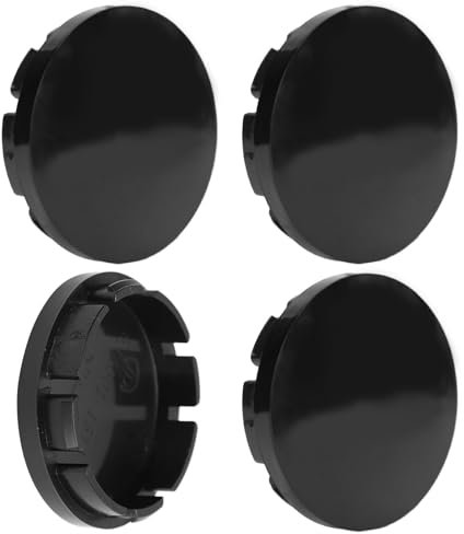 LUCKDANO Rad -Center -Kappen, Schwarze Rims Mittelkappen für Felgen Reifen Rim Hub Abdeckung Auto Rad Center Hub Caps Vehikel