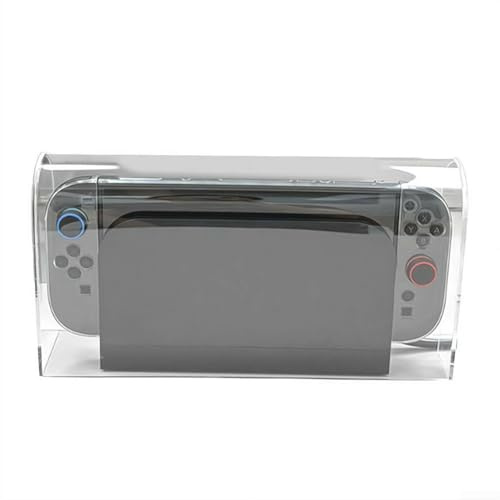 Funda Consola Transparente, Cubierta Acrílica Antipolvo de 28,5 cm | Cubierta acrílica transparente para consolas compatibles, con acceso a puertos y ventilación.