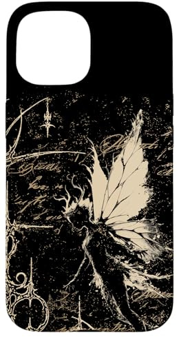 Y2K Grunge Alt Goth Fairy Sigilism Vintage Graphic Case for iPhone 15