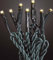 hellum LED Lichterkette Außen oder Innen, Lichterkette Warmweiß, strombetrieben mit 40 LED, 3,90m beleuchtete Länge Weihnachtsbaumbeleuchtung mit Kabel in Grün <59 lm I 560435
