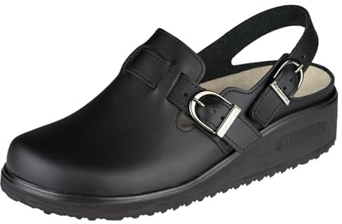 Berkemann Unisex Work Clogs Rindsleder Wide Fußbett: herausnehmbar