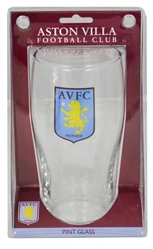 Aston Villa FC Glass (Tulip Pint Crest)