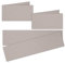 ARTOZ 50 x Doppelkarten DIN LANG - Farbe: beech (hellgrau/hellbraun) - 21 x 10,5 cm - querdoppelt - Serie Greenline