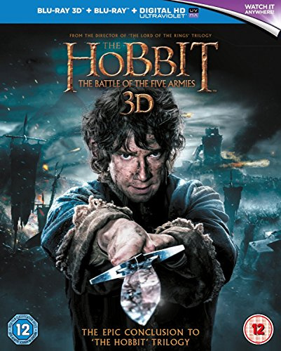 The Hobbit: The Battle of the Five Armies [Blu-ray 3D + Blu-ray] [2015]