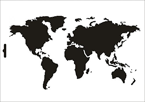 UMR-Design W-125 Map Wand/Textilschablone Grösse A3