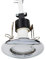 MiniSun | Silver Chrome Plated Steel Fixed Recessed Ceiling Spotlight Downlights | Ceiling Spots, Home Décor & Improvement Essential | Pack of 6