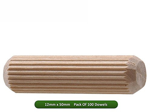 Fort Fasteners Wooden Dowel 12mm x 50mm Pack Of 100