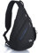 EGOGO Multifunktions Schultertasche Rucksack Crossbody Tasche Sling Tasche Wandern Dackpack ein sollte Schultergurt für Männer und Frauen E300-4 (Hot Black)