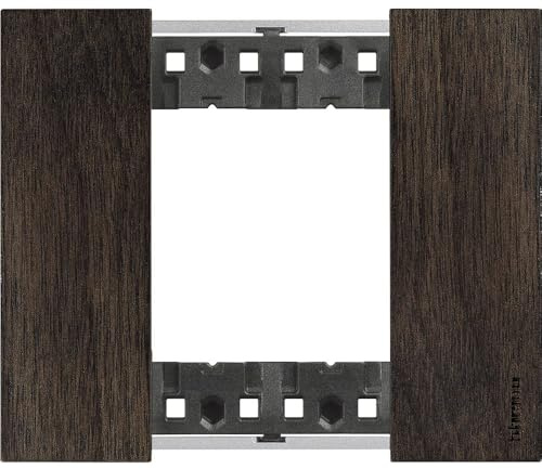 Bticino KA4802LG Plaque, Walnut