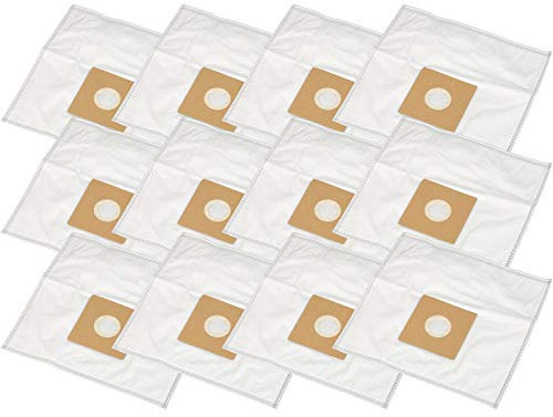 Lot de 12 sacs d'aspirateur haute performance compatibles avec Philips TCX 400 à 999 Classique, Turbo Silence, Turbomax, V 371 à 396 Vitall, Vision Excel