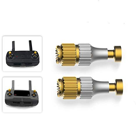 Hensych 2pcs Anti-Skid-Teleskop-Daumen-Rocker-Joystick-Griff für DJI Mavic 2 Pro/Zoom/Mavic Air/Mavic Mini, Fernbedienung Teleskop-Rocker-Ersatz, 0-4,5 mm skalierbar
