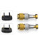 Hensych 2pcs Anti-Skid-Teleskop-Daumen-Rocker-Joystick-Griff für DJI Mavic 2 Pro/Zoom/Mavic Air/Mavic Mini, Fernbedienung Teleskop-Rocker-Ersatz, 0-4,5 mm skalierbar