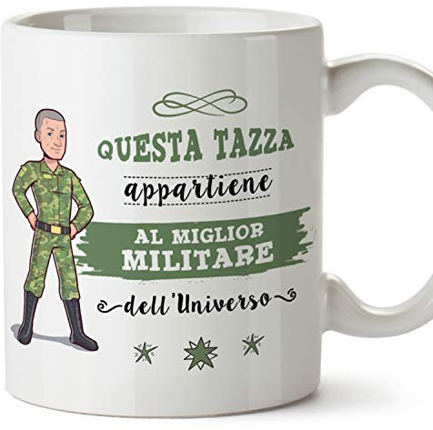(Tasse in Italienisch) Militär (Mann) 350 ml besten der universum