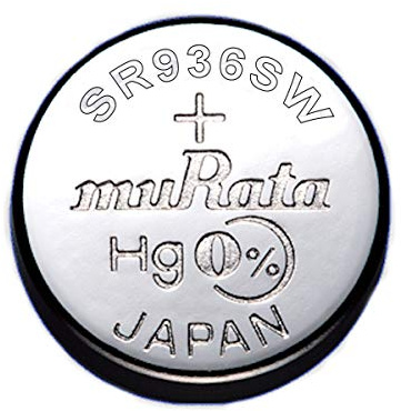 1 x Murata 394 SR45 AG9 SR936SW Silver Oxide 0% Mercury Watch Battery.