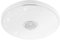 EGLO Deckenlampe Milazzo, Badezimmer Lampe, Kristalleffekt LED Deckenleuchte mit Fernbedienung, Bluetooth Lautsprecher, Farbtemperatur- und RGB Farbton-Wechsel, Nachtlicht, dimmbar, Weiß, IP44, Ø 40cm