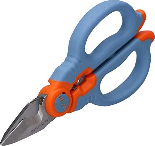 ABC Tools 2183/9 Forbici per elettricisti, Azzurro/Arancio