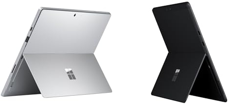 2019 Microsoft Surface Pro 7 mit Intel Core i5-1035G4 (12,3-zoll, 8GB RAM, 256GB SSD) Schwarz (Generalüberholt)