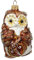 condecoro Eule mit Geige Christbaumschmuck Christbaumkugel